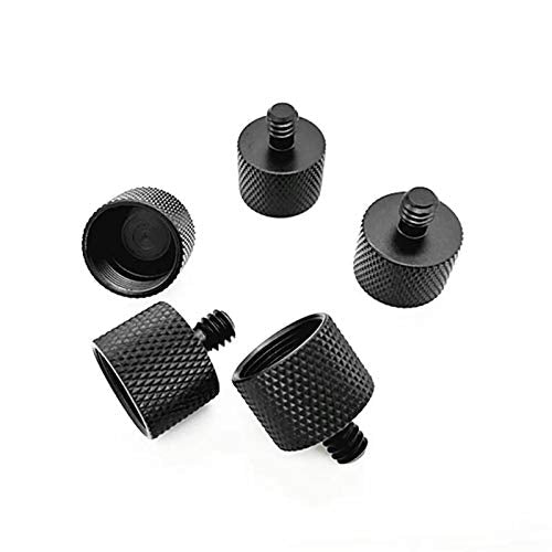 MxTong Mic Stand Adapter 5/8 to1/4 Microphone Screw Adapter Thread Screw Adapter for Camera Monitor Microphone Stand Microphone
